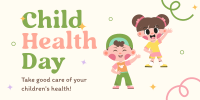 Let's Be Healthy! Twitter post Image Preview
