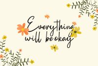 Everything will be okay Pinterest Cover Design