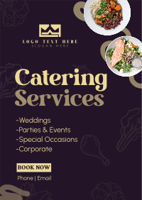 Catering for Occasions Poster Design