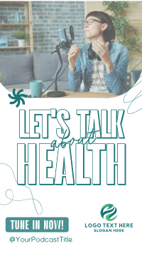 Health Wellness Podcast TikTok video Image Preview