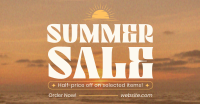 Sunny Summer Sale Facebook ad Image Preview