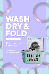 Wash Dry Fold Pinterest Pin Design