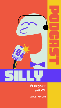 Silly Comedy Podcast Instagram Story Design
