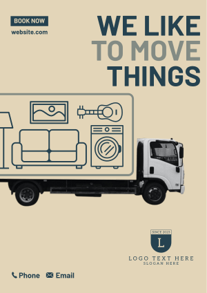 We like to move things Flyer Image Preview