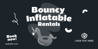 Bouncy Inflatables Twitter Post Design