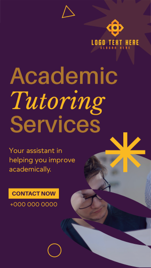 Academic Tutoring Service Instagram story Image Preview