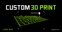 Custom 3D Print Facebook ad Image Preview
