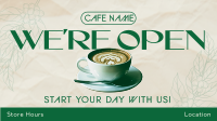 Minimalist Coffee Menu Animation Preview