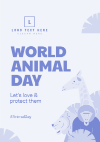 World Animal Day Poster Design