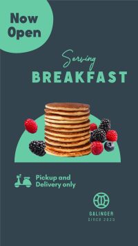 New Breakfast Restaurant Instagram story Image Preview