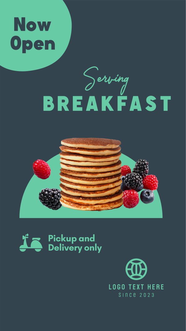 New Breakfast Restaurant Instagram Story Design Image Preview