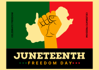 Juneteenth Freedom Celebration Postcard Image Preview