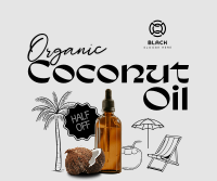 Organic Coconut Oil Facebook post Image Preview