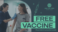 Free Vaccine Week Animation Image Preview