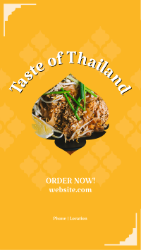 Taste of Thailand Facebook story Image Preview