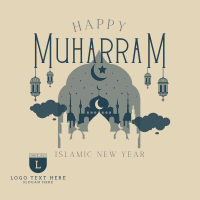 Peaceful and Happy Muharram Linkedin Post Image Preview