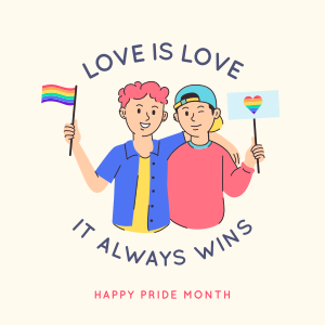 Love is Love Instagram post Image Preview