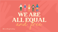 Civilians' Equality Facebook Event Cover Design