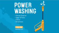 Power Washing Services Facebook Event Cover Design