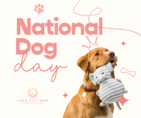 National Dog Day Facebook post Image Preview