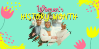 Women History Month Twitter Post Design