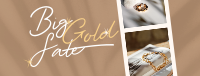Big Gold Sale Facebook cover Image Preview