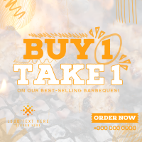 Buy 1 Take 1 Barbeque Instagram Post Image Preview