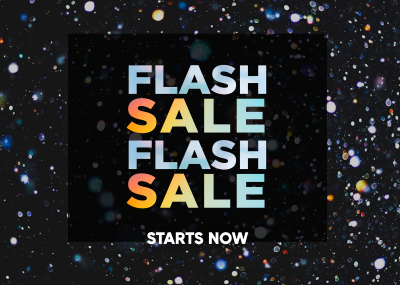 Flash Sale Confetti Postcard Image Preview