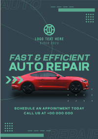 Modern Auto Repair Shop Flyer Preview