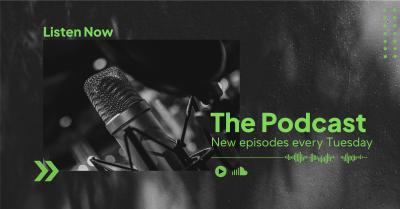 The Podcast Facebook ad Image Preview