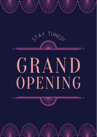 Elegant Grand Opening Poster Image Preview