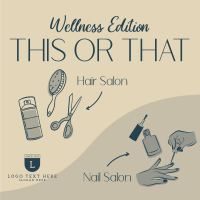 This or That Wellness Salon Linkedin Post Image Preview