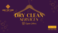 Dry Clean Service Facebook event cover Image Preview