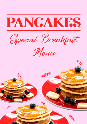Pancakes For Breakfast Flyer Image Preview