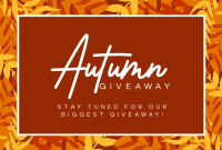 Leafy Autumn Giveaway Pinterest Cover Design