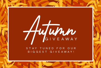 Leafy Autumn Giveaway Pinterest board cover Image Preview