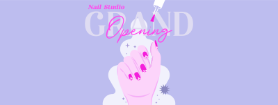 Nail Salon Opening Facebook cover Image Preview