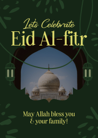 Eid Al Fitr Greeting Flyer Image Preview