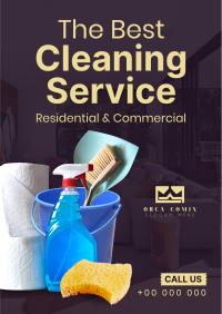 The Best Cleaning Service Poster Image Preview