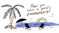 Brush Summer Greeting Animation Image Preview