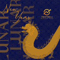 Chinese New Year Dragon Linkedin Post Image Preview