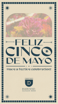 Cinco De Mayo Typography YouTube Short Image Preview