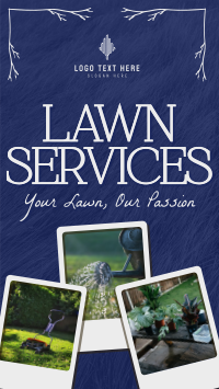 Rustic Lawn Services Instagram Reel Preview