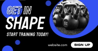 Training Fitness Gym Facebook Ad Design