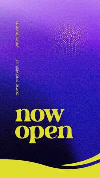 Now Open Instagram Story Design