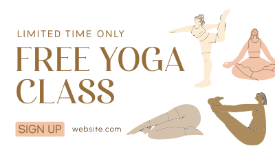 Yoga Promo for All Facebook event cover Image Preview