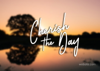 Cherish The Day Postcard Image Preview