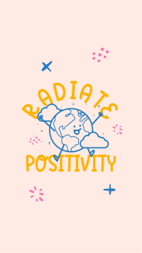 Positive Vibes Facebook Story Design