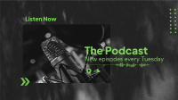 The Podcast Facebook Event Cover Design