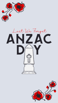 Remembering Anzac Day Facebook story Image Preview